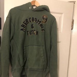 Green Abercrombie & Fitch Hoodie